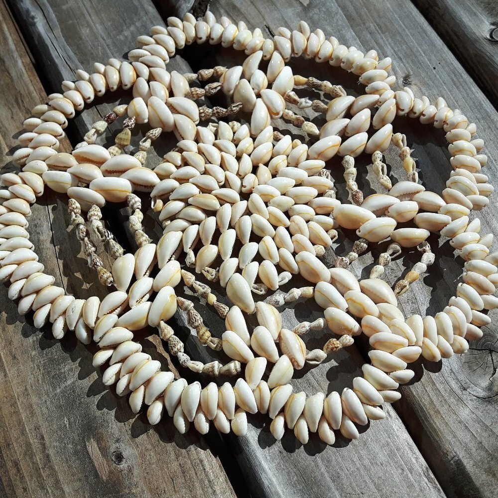 Vintage Cowrie Shell Trivet Beautiful Nautical